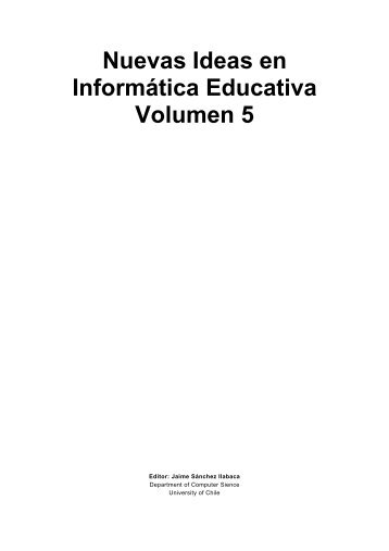 Nuevas Ideas en Informática Educativa Volumen 5 - NIEE