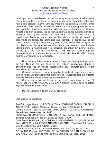 "El Acuerdo de San Nicolás y su impacto en la Historia" Formato PDF