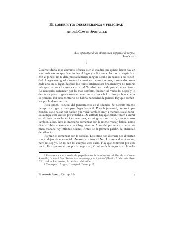 El laberinto: desesperanza y felicidad - Liga Española Pro Derechos ...