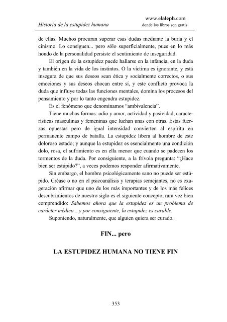 Historia de la estupidez humana - Paul Tabori - www.moreliain.com