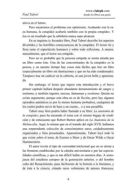 Historia de la estupidez humana - Paul Tabori - www.moreliain.com