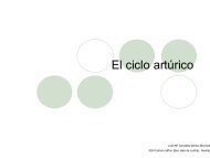 El ciclo artúrico - Aula de Letras