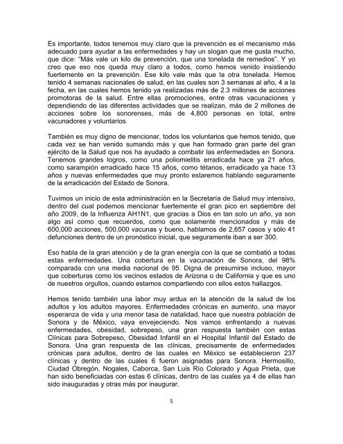 ACTA - H. Congreso del Estado de Sonora