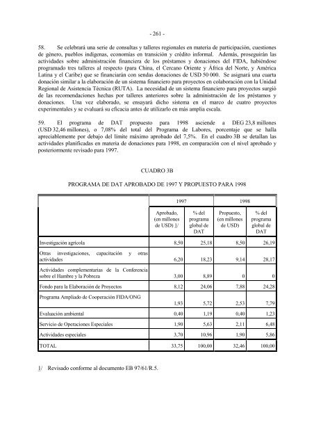 Informe del CG - IFAD