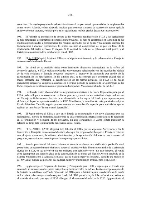 Informe del CG - IFAD