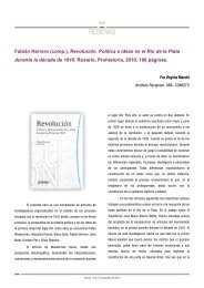 Fabián Herrero (comp.), Revolución. Política e ideas en el Río de la ...