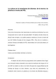 La cultura en la enseñanza de idiomas: de la ... - Fernando Trujillo