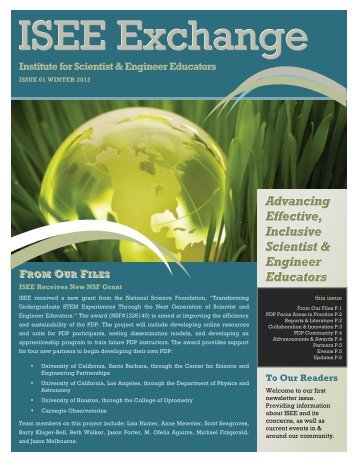 Advancing Effective, Inclusive Scientist & Engineer ... - ISEE at UCSC