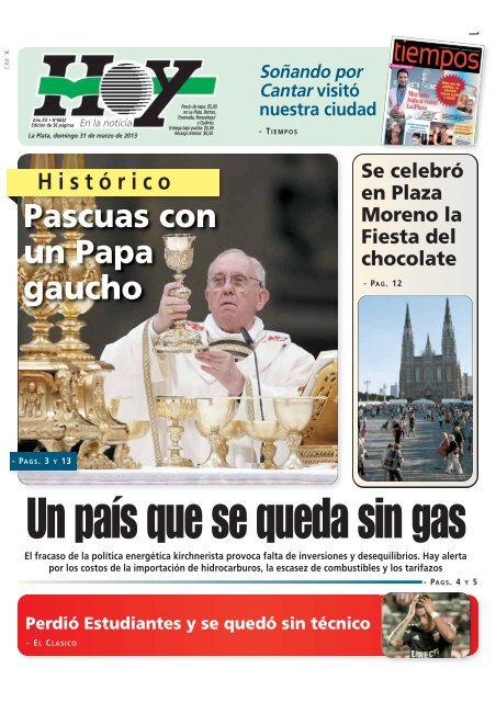 Un país que se queda sin gas - Diario Hoy