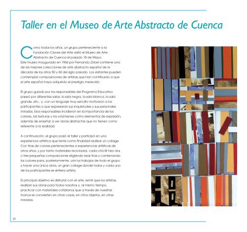 Descarga el catálogo en PDF - Claves de Arte