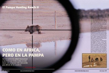 como en africa, pero en la pampa - Executive Safari Consultants