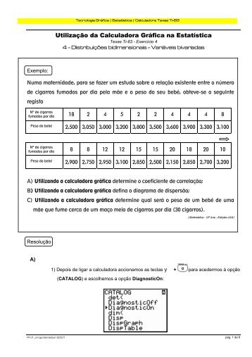 Utilização da Calculadora Gráfica na Estatística - jgeraldes.net