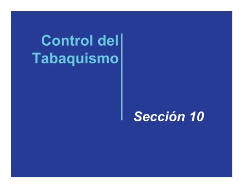 El Consumo de Cigarrillos y su Efecto en la Salud - Conevyt