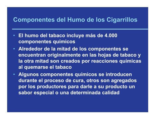 El Consumo de Cigarrillos y su Efecto en la Salud - Conevyt