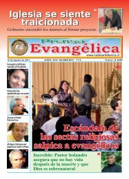 Iglesia se siente traicionada Iglesia se siente ... - Radio Antillanca