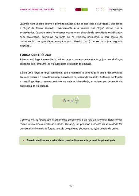 ASPETOS DINÂMICOS DOS VEÍCULOS - Imtt