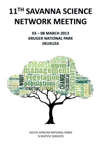 11th Annual Savanna Science Networking Meeting ... - SANParks