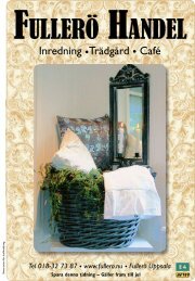 Inredning •Trädgård • Café - Fullerö Handel