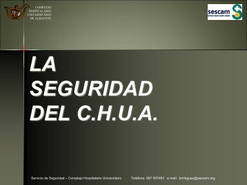MANUAL DE AUTOPROTECCIÓN - Complejo Hospitalario ...