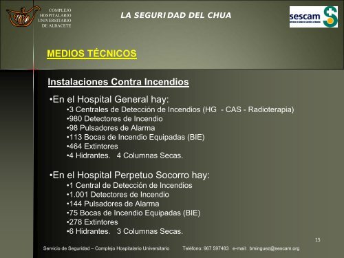 MANUAL DE AUTOPROTECCIÓN - Complejo Hospitalario ...