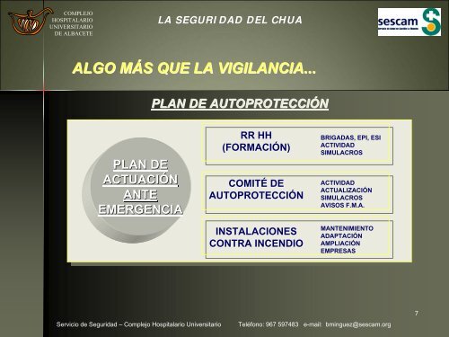 MANUAL DE AUTOPROTECCIÓN - Complejo Hospitalario ...