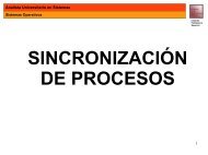 SINCRONIZACIÓN DE PROCESOS