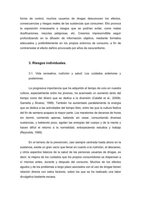 Drogas ilícitas, vida recreativa y gestión de riesgos. - Ai Laket!