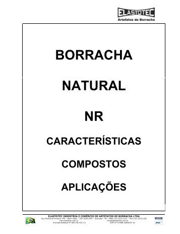 BORRACHA NATURAL NR - Elastotec