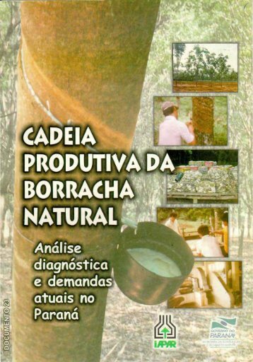 cadeia produtiva da borracha natural - Iapar