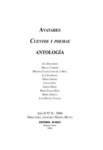 ANTOLOGÍA - Aula Avatares