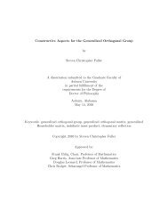 Constructive Aspects for the Generalized Orthogonal Group by ...