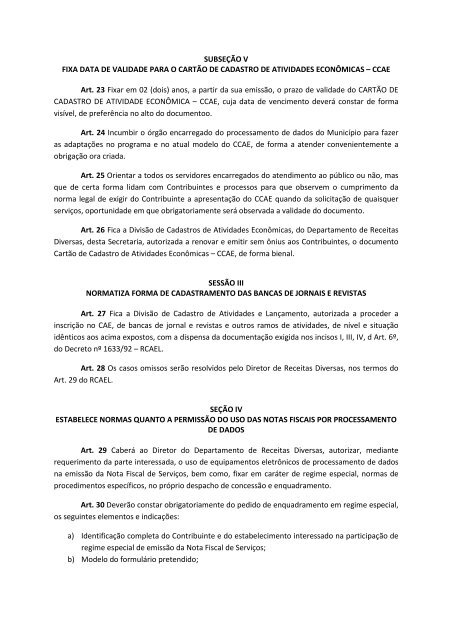 Lei nº 5040/75 – CTM – Código Tributário Municipal, com fulcro nos ...