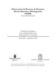 Caso subregión Bajo Cauca - Observatorio DDR - Universidad ...