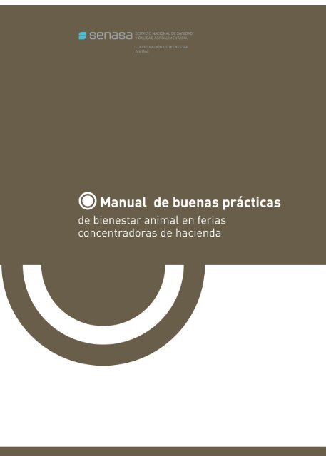 Manual de buenas prácticas de bienestar animal en ferias ... - Senasa