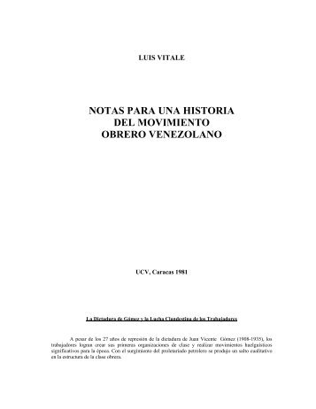 La Dictadura de Gómez y la Lucha Clandestina de los Trabajadores