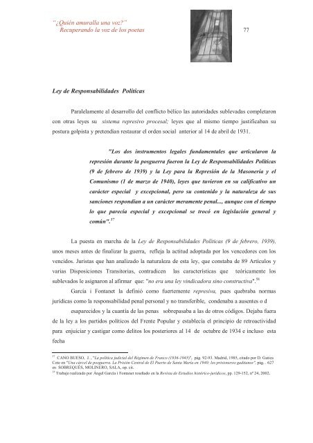 "Quién amuralla una voz (Recuperando la voz de los ... - Agrega