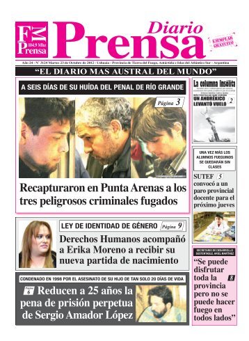 Edición 3124 Martes 23 de Octubre de 2012 CS3.indd - Diario Prensa