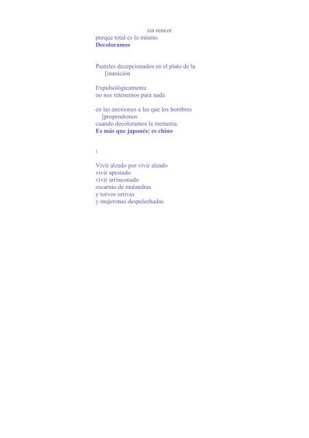 En soporte papel: - Poemaria