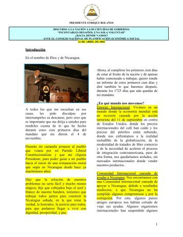 Mensaje a la nación sobre los 100 primeros días de Gobierno - 21 ...