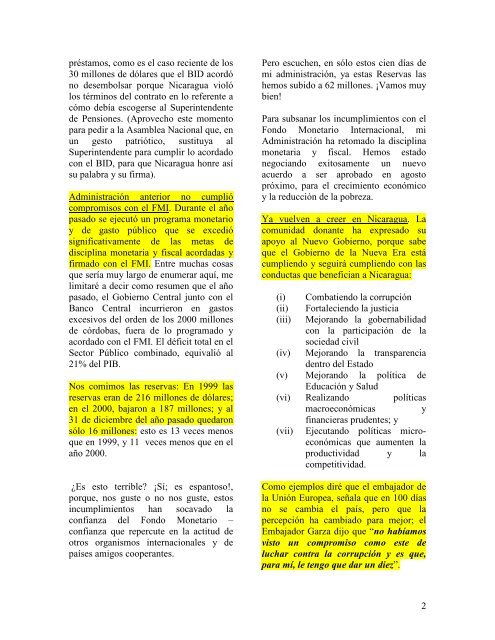 Mensaje a la nación sobre los 100 primeros días de Gobierno - 21 ...