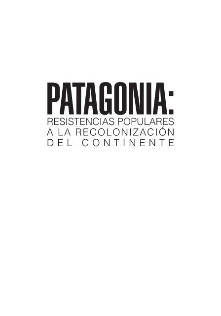 Patagonia - Libros Libres