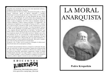 La moral, Kropotkin - Folletos Libertad