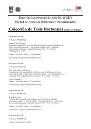 Colección de Tesis Doctorales (orden cronológico) - Estación ...