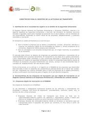 Directrices para el registro de la actividad de transporte - Agencia ...