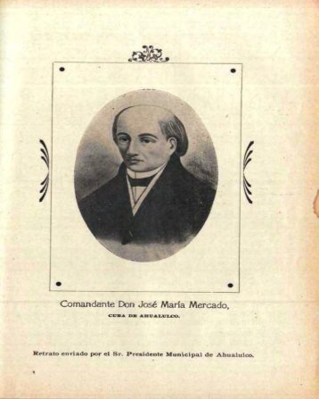 - Comandnte Don José Maria Mercado, Retrato enviado por el Sr ...