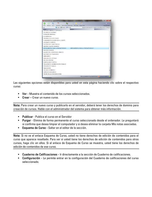 Acciones del Cuaderno de calificaciones ... - Campus Virtual