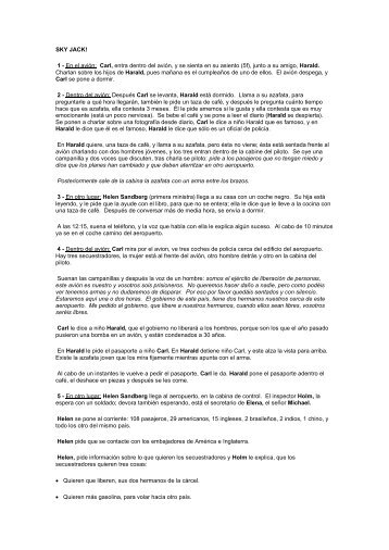 SKY JACK! 1 - En el avión: Carl, entra dentro del avión, y ... - Nocookie