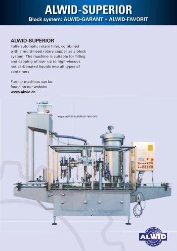 ALWID-SUPERIOR - ALWID Sondermaschinenbau Gmbh