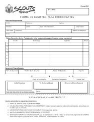 FORMA DE REGISTRO PARA PARTICIPANTES - Asociación de ...