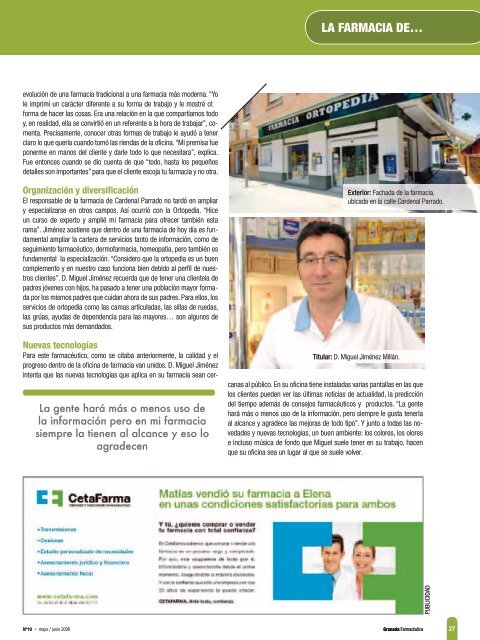 Nuevo Convenio Económico - Granada Farmacéutica